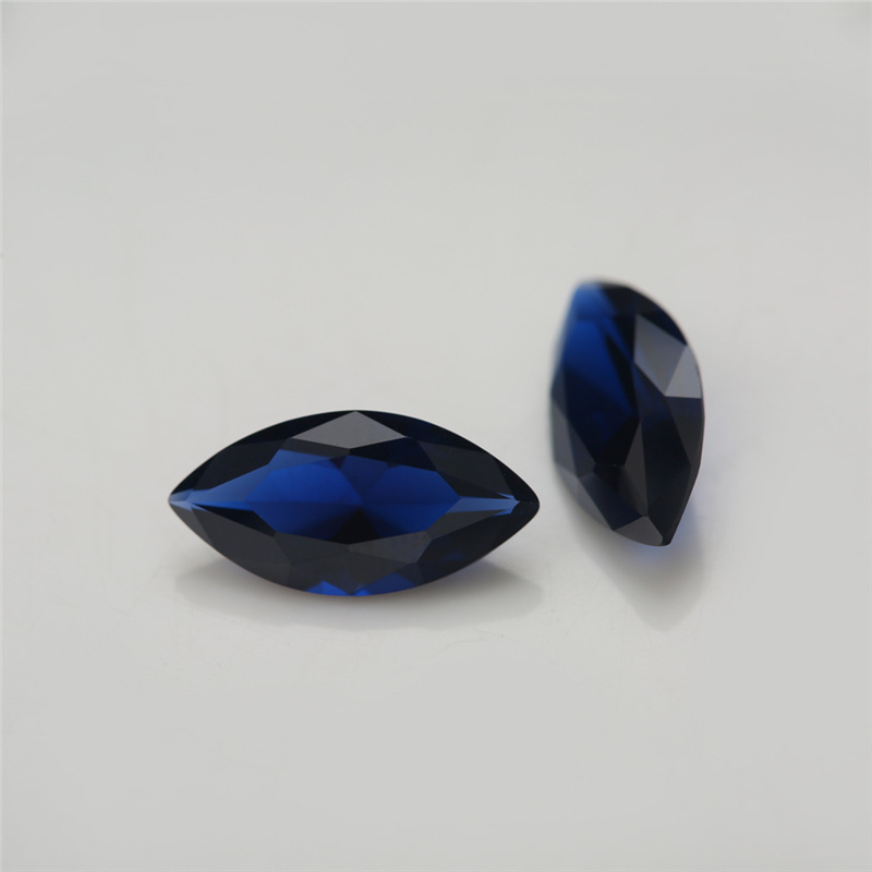 VVS Marquise Cut Sapphire 3EX Factory Engros Blue Corundum