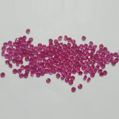 Fin kvalitet Round Cut Rough D Color Vvs1 Synthetic Ruby