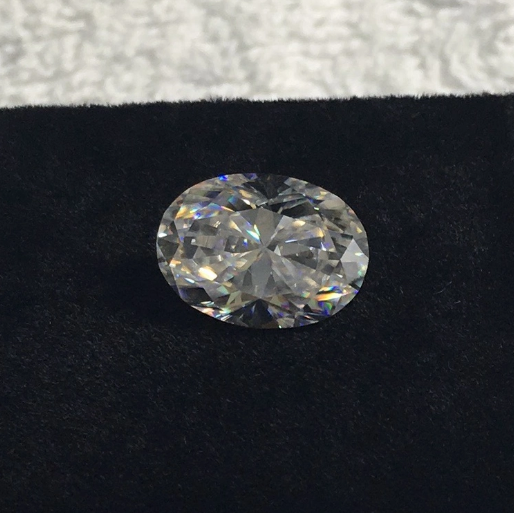 7*9mm Oval Cut VVS Høy kvalitet 3EX Fabrikk engrospris D Farge Moissanite Syntetisk Moissanite