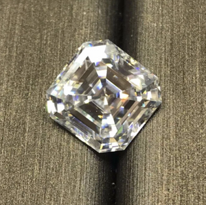 10,0 mm 3EX DEF Fargefabrikk Høy kvalitet Engrospris VVS Asscher Moissanite Synthetic Moissanite