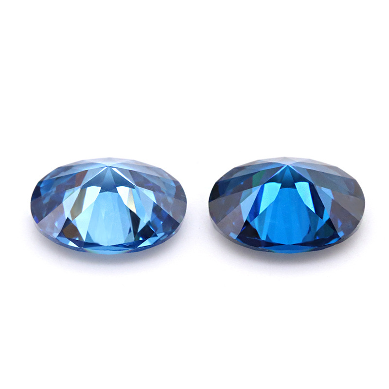 VVS Tanzanite 5A Oval 3EX Cubic Zirconia