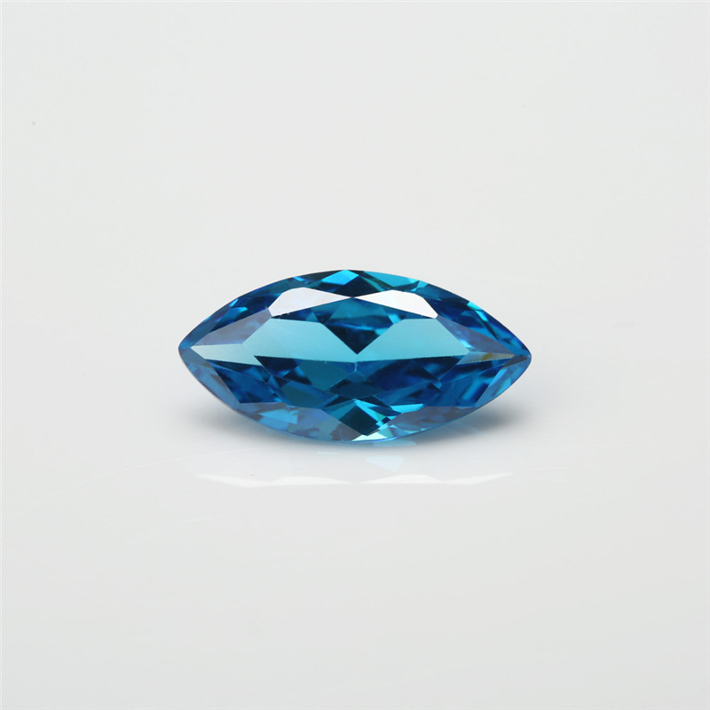 5A Custom Blue Produsent Engros Marquis Cubic Zirconia for smykker