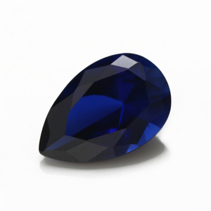 VVS Pear Cut Sapphire 3EX Factory Engros Blue Corundum