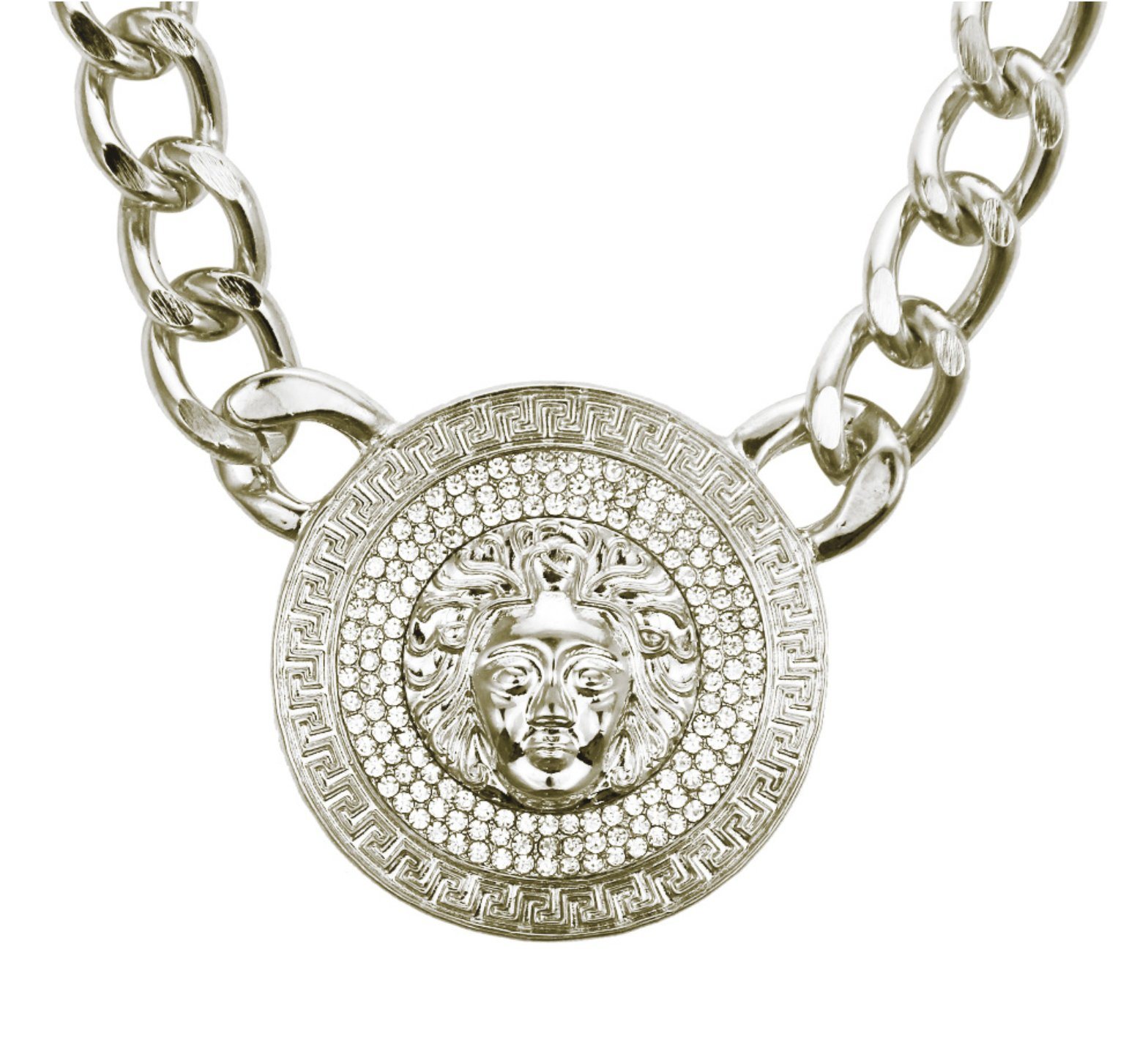 Fashion Diamond Chain Halskjede Hip Hop tilbehør