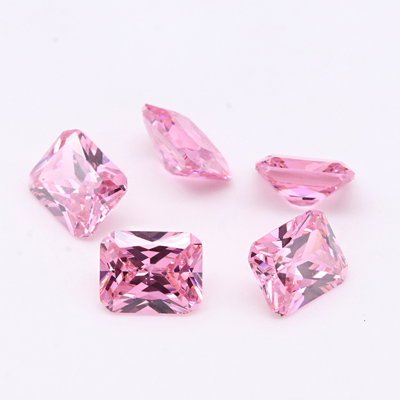 Søt rosa 3A Cubic Zirconia for krystallsmykker