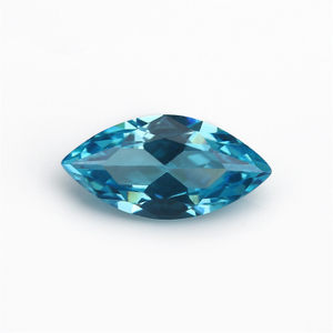 5A Custom Light Blue Produsent Engros Marquis Cubic Zirconia for smykker